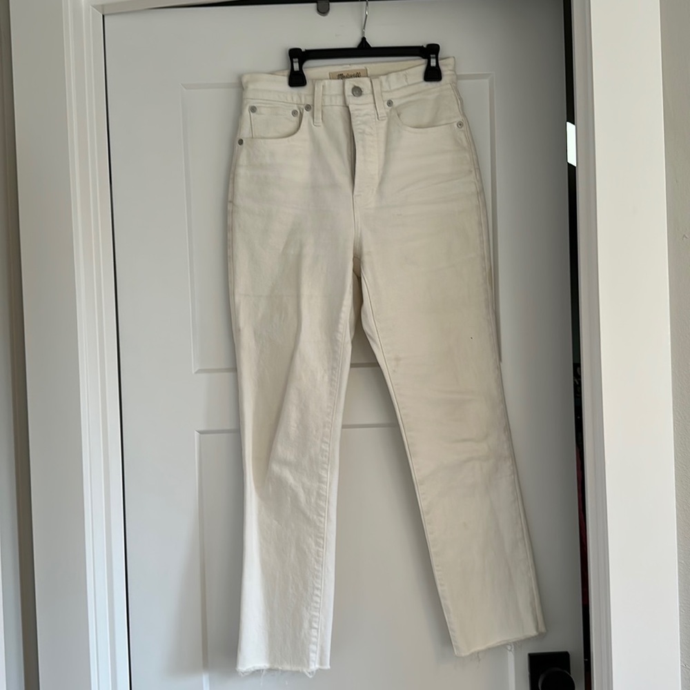 Madewell white jeans size 25